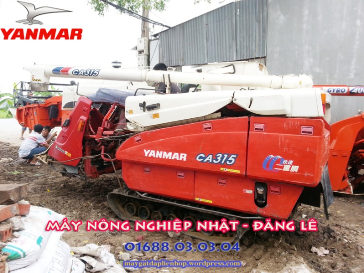 Máy gặt đập liên hợp nhật Yanmar CA 315 đã qua sử dụng